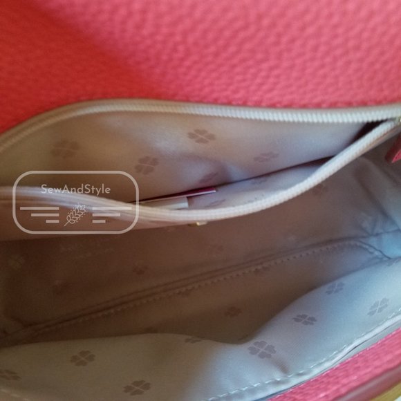 PEACH MELBA KATE SPADE RUN AROUND LARGE CROSSBODY FLAP BRAND NEW - Picture 8 of 8